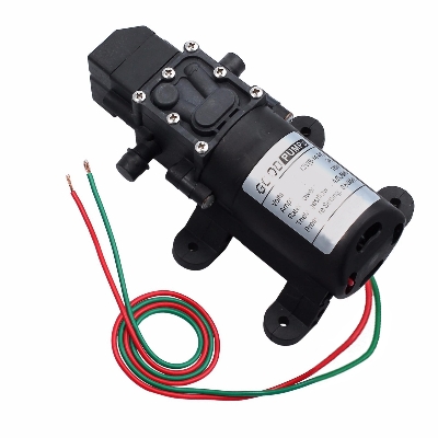 Picture of Micro Diaphragm High Pressure Water Pump Automatic Switch 130PSI DC 12V to 24V (Black,0.2)