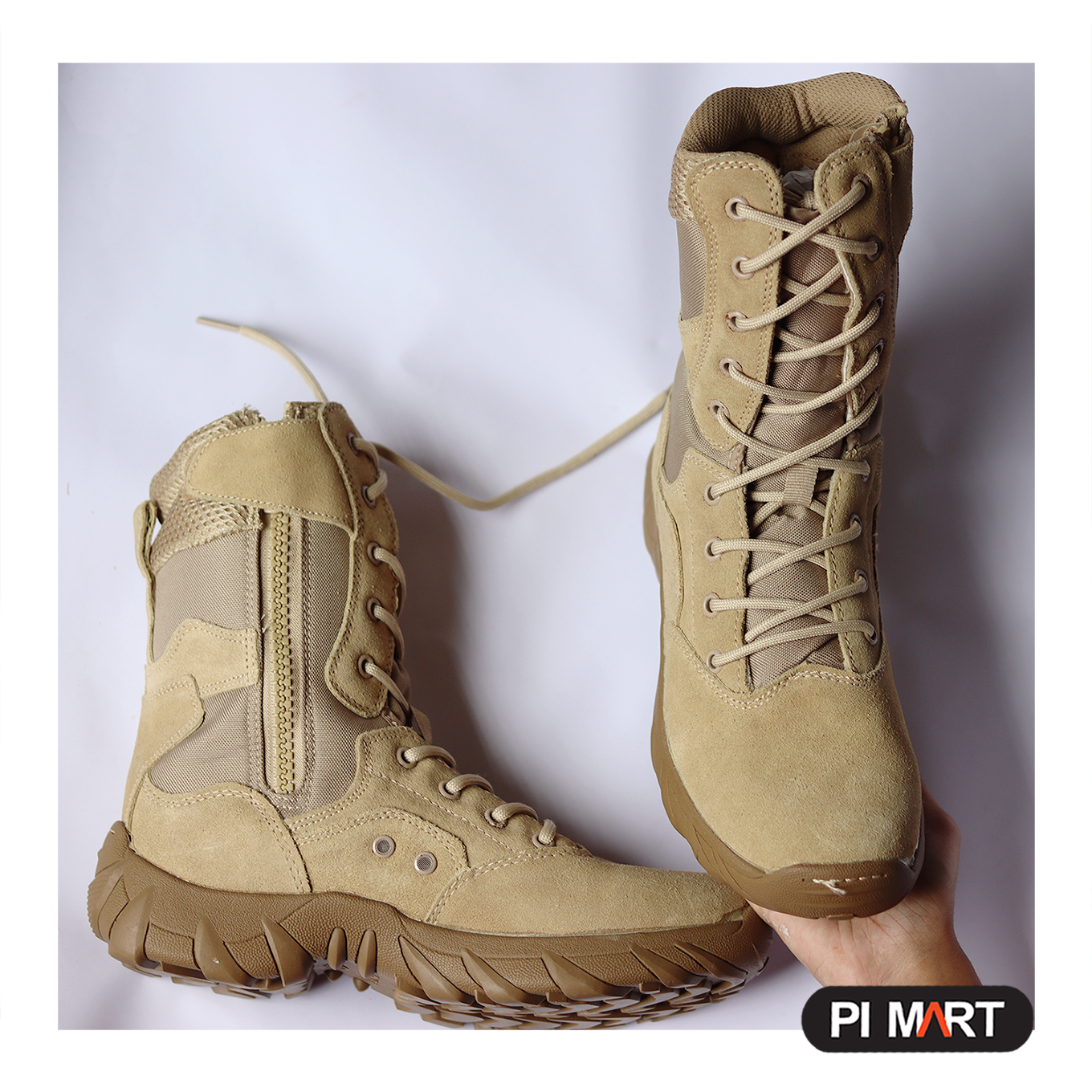 Picture of Desert boot- Best fashion boot for men and - brown long boots for Bikers