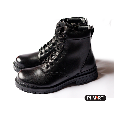 Picture of Fashion boots for Men | Genuine Leather Black Fashion Ankle Boot For Bikers- Indispensable -Quality And Durablity