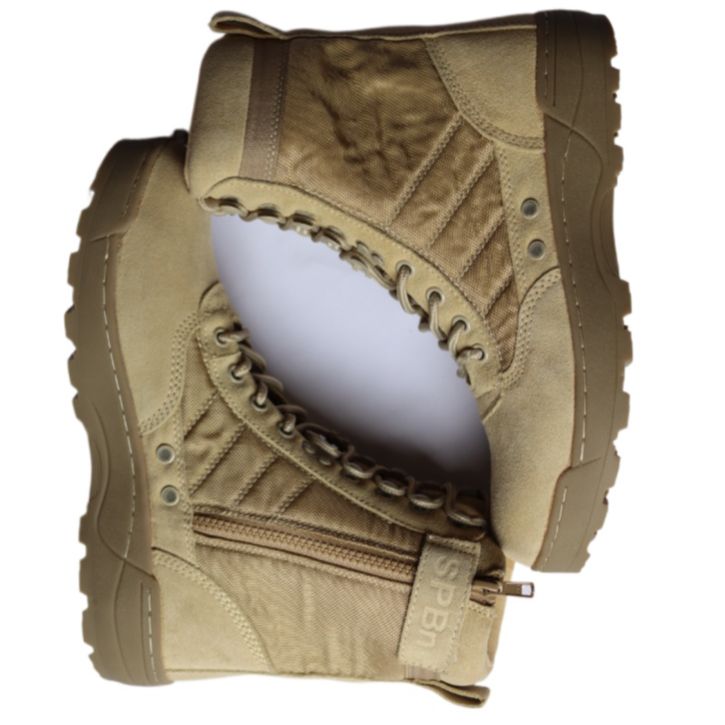 Picture of Boots Outdoor Male Boots | Hiking Shoes Men Tactical Brown Ankle Boots  | Outdoor Work Boots Brown