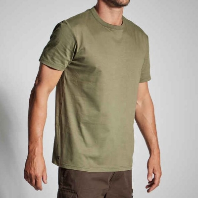 Picture of Olive Green Short Sleeve jersey T-shirt For men