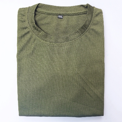 Picture of Olive Green Short Sleeve jersey T-shirt For men