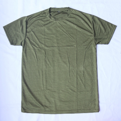 Picture of Olive Green Short Sleeve jersey T-shirt For men
