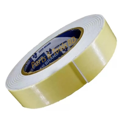 Picture of 1 Inch Double Sided Foam Tape For Multipurpose Use (White)
