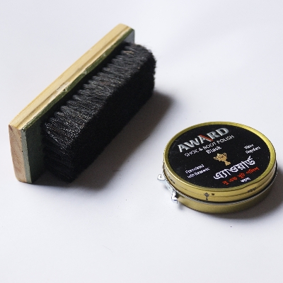 Picture of BOOT Shoe Polish+ Cow hair Brush for Shoes Cleaning- Trendy and Stylish, Simple To Use And Maintain, Very Premium Product