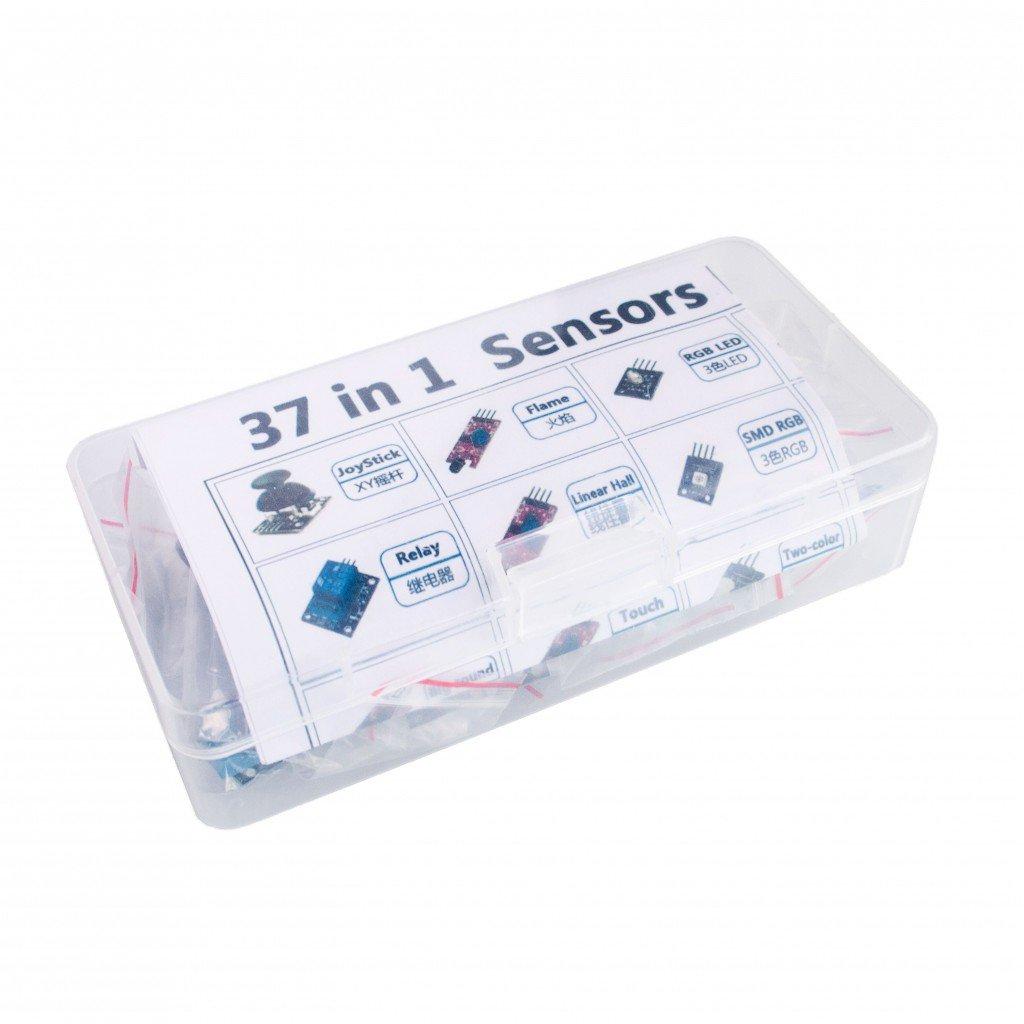 Picture of 37 in 1 Sensor Kit With Parts Box For Arduino (Multicolor)