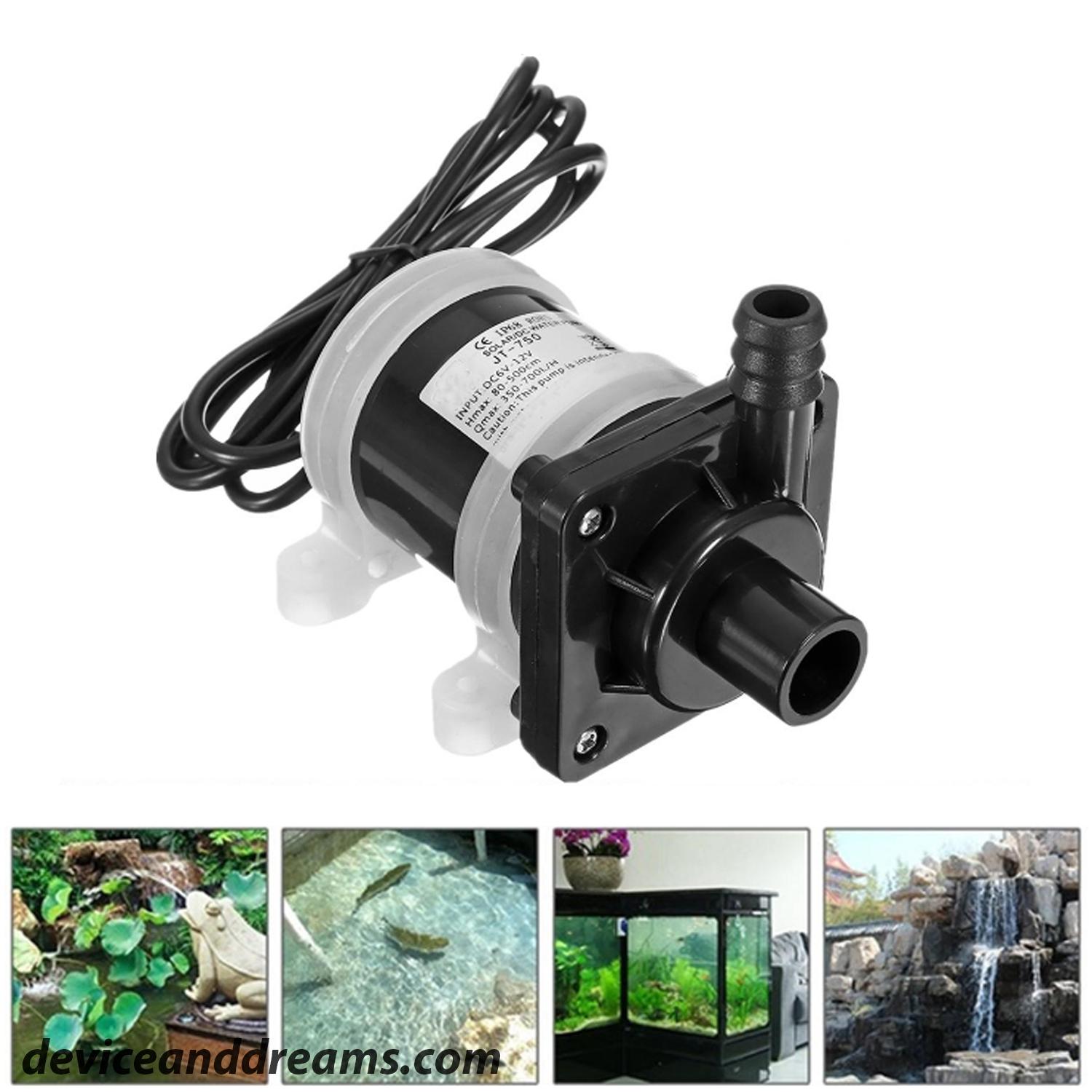 Picture of DC 12 Volt 8 Watt Water proof Mini Submersible Solar Pump For Multiple Uses (Multicolor,150 gm)