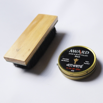 Picture of Shoe Polish + Boot Brush for Shoes Cleaning & Shining: Trendy Comfort and Easy Maintenance – Premium Tools for Footwear Care