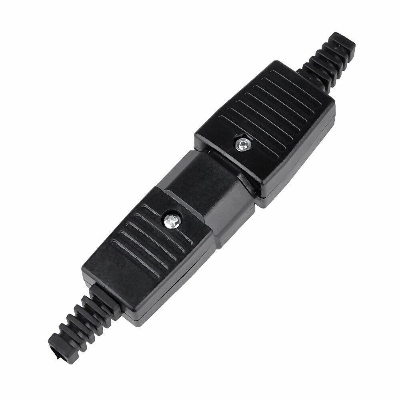 Picture of Rewireable IEC BX-09 BX-10 250V 10A Male Female Inline Socket & Plug Connector ()