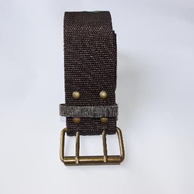 Picture of Men Square Buckle Tape Belt-DOUBLE PRONG KILT BELT- Trendy and Stylish, Simple To Use And Maintain, Very Premium Product