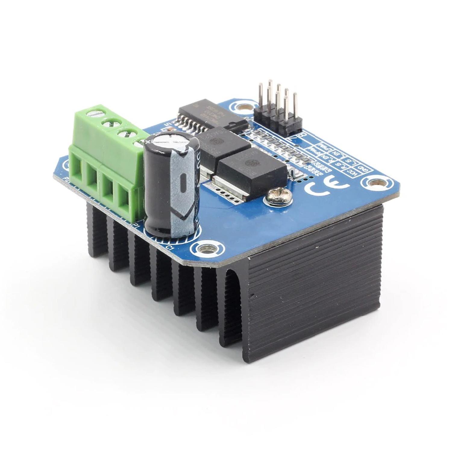 Picture of Double BTS7960 43A H-Bridge High-Power Stepper Motor Driver Module (Multicolor)