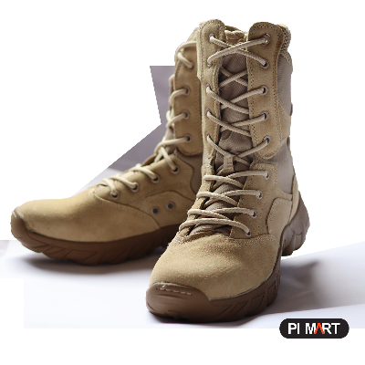 Picture of Enchanting - Sand Brown anklet boots for men-Military tactical long boots for men 100% Leather - Exceptionally beautiful and finely crafted