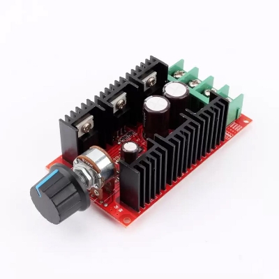 Picture of 40A PWM Speed Controller With Switch 9V to 50V For DC Motor (Multicolor)
