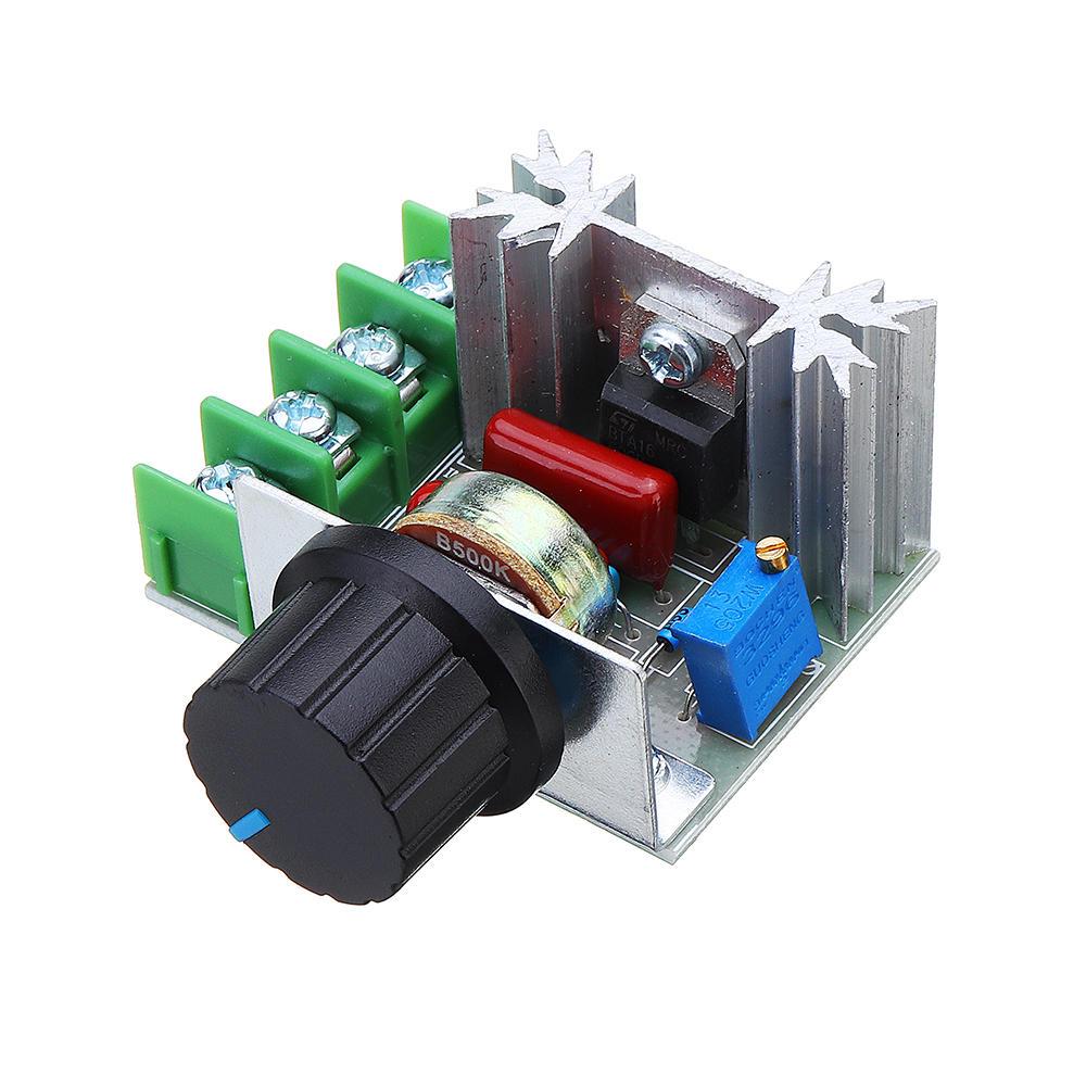 Picture of AC 220V 2000W Thyristor SCR Voltage Regulator Module (Multicolor)