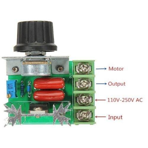 Picture of AC 220V 2000W Thyristor SCR Voltage Regulator Module (Multicolor)