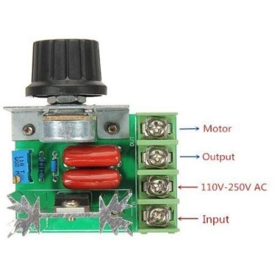 Picture of AC 220V 2000W Thyristor SCR Voltage Regulator Module (Multicolor)