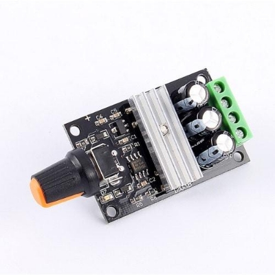 Picture of 5V - 28V 3A PWM Motor Speed Controller DC Dimer With Switch (Multicolor)