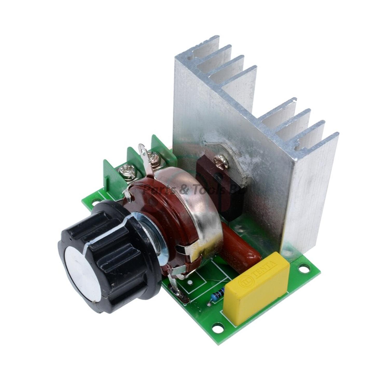 Picture of AC 220V 4KW 5HP Motor Speed Controller SCR Voltage Regulator Module (Multicolor)