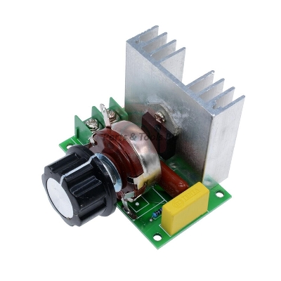 Picture of AC 220V 4KW 5HP Motor Speed Controller SCR Voltage Regulator Module (Multicolor)