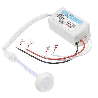 Picture of PIR Motion Sensor Controlled Smart Automatic Light Switch AC 220V (Multicolor)