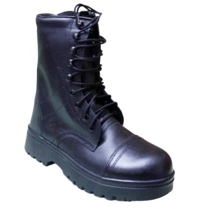 Picture of Leather Long Boots for Men - Cow Leather Rubber sole long Boots for men-  Genuine Leather Long Boots + ( Free Socks )