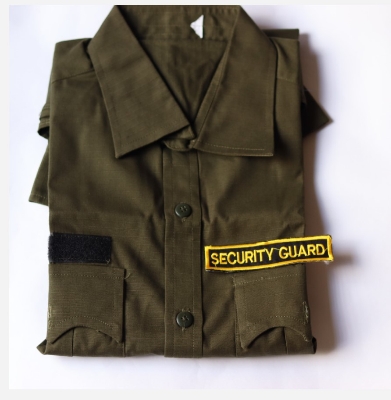 Picture of Security Gurd shirt- Guard Uniform - Security Guard dress Men with Security Epulete & Bach