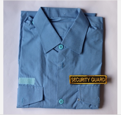 Picture of Security Gurd shirt- Guard Uniform - Security Guard dress Men with Security Epulete & Bach