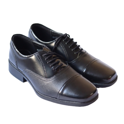 Picture of Leather Oxford Shoe for Men - Leather Shoe for Men - Black Formal Shoe - Leather Lace up Shoe