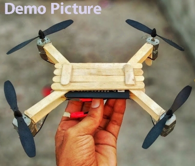 Picture of 180 Motor Kit with 110mm ABS Wings (4pcs) and Additional Spears (2 CW & 2 CCW) designed for DIY RC Projects - Easy To Use (Multicolor)