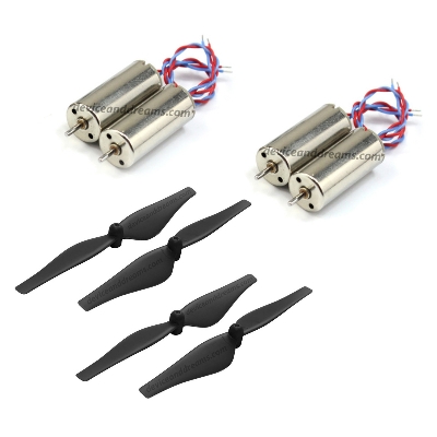 Picture of 8520 Magnetic Coreless Motor With ABS Blade (2 Cw and 2 Ccw) 4 set (Multicolor)