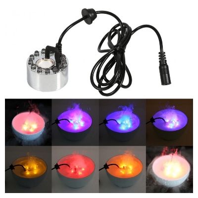 Picture of 12 LED Incubator Humidifier, Air Foggier, Water Fountain Color Changing Atomizer (Multicolor)