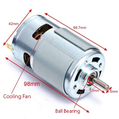 Picture of High Torque 775 Motor 21000rpm (Silver)