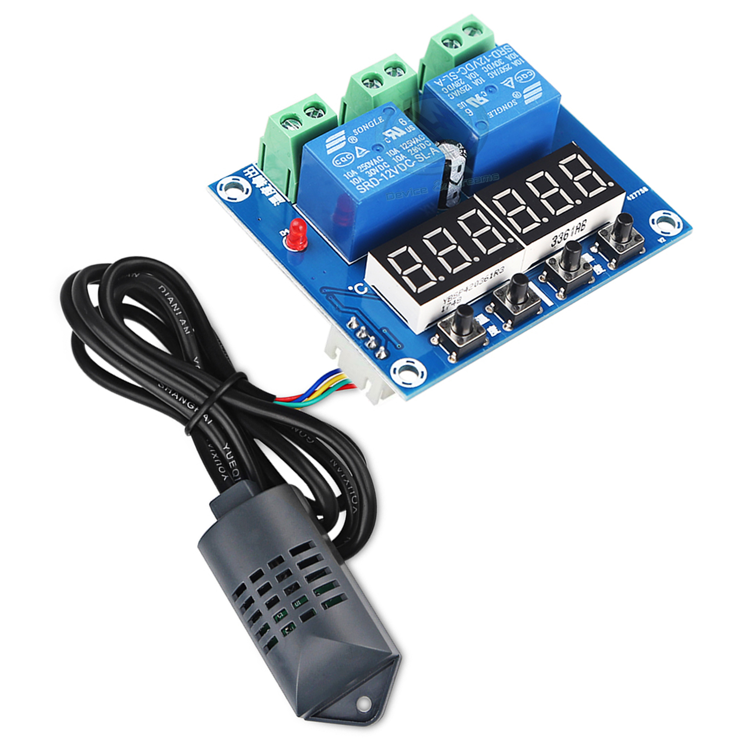 Picture of XH-M452 Digital Temperature & Humidity Controller Switch Module (Multicolor)