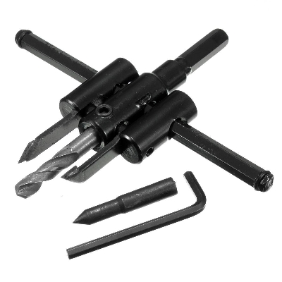Picture of Adjustable Hole Saw Circle Cutter Drill Bit Kit 30mm-120mm (Multicolor)