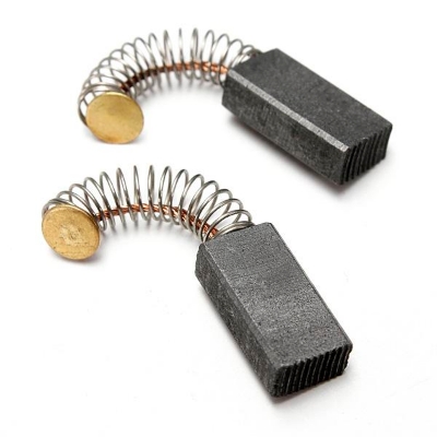 Picture of Carbon Brushes for Electric Motor, Air Blower, Drill, Angel Grander, Circular Saw, Cutting Machine, Replacement Repair Parts - drill machine (Type C)