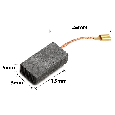 Picture of Carbon Brushes for Electric Motor, Air Blower, Drill, Angel Grander, Circular Saw, Cutting Machine, Replacement Repair Parts - drill machine (Type B)
