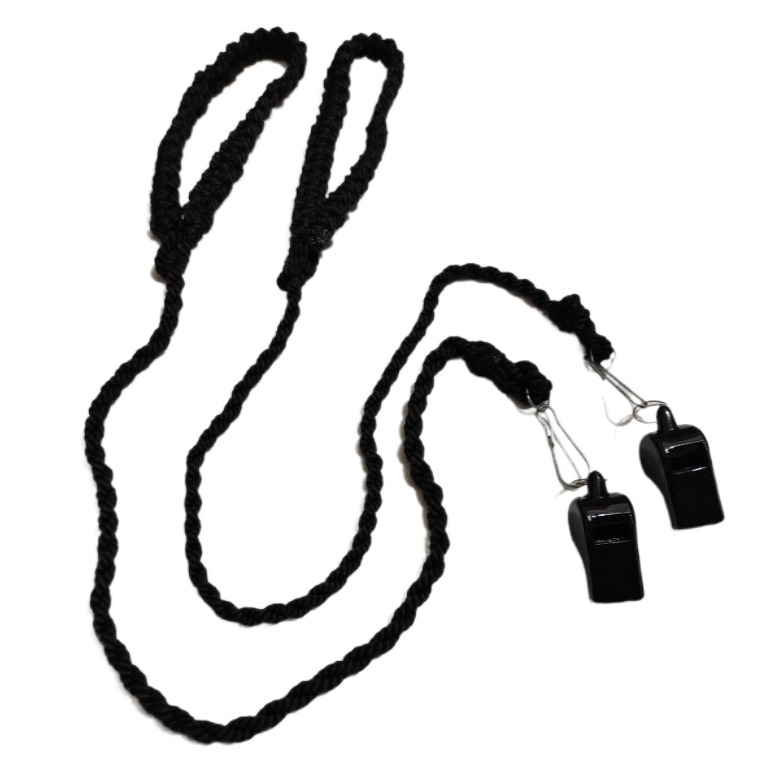 Picture of Lanyards - Nylon material  Lanyard adjustable - Lanyard and Whistle for Football Referee- Security Guard - Night guard Lanyard & whistles
