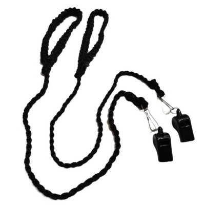 Picture of Lanyards - Nylon material  Lanyard adjustable - Lanyard and Whistle for Football Referee- Security Guard - Night guard Lanyard & whistles