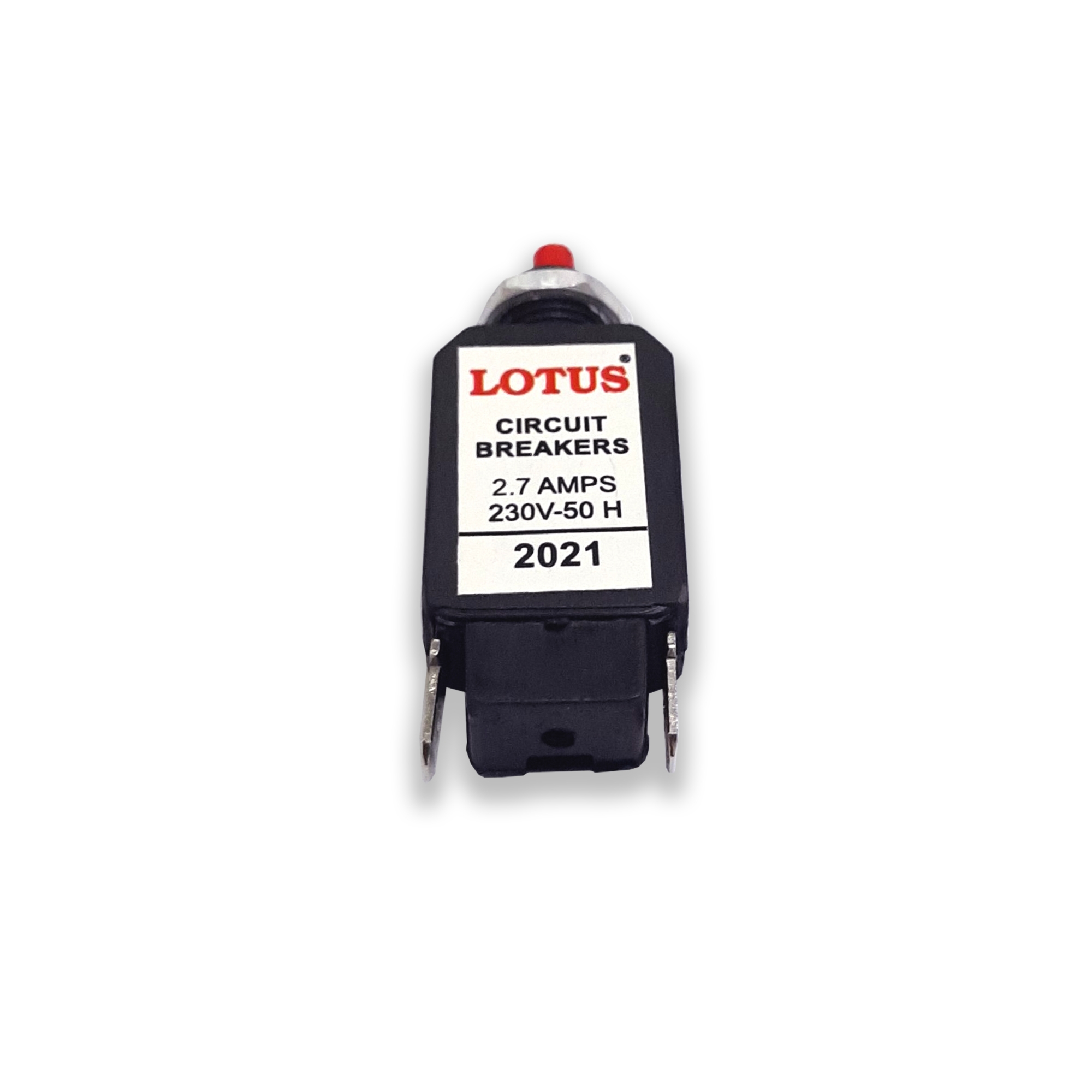 Picture of Push To Reset Circuit Breaker Universal Push To On Fuse Circuit Breaker - Remote Control Switch (2.7A Breaker)