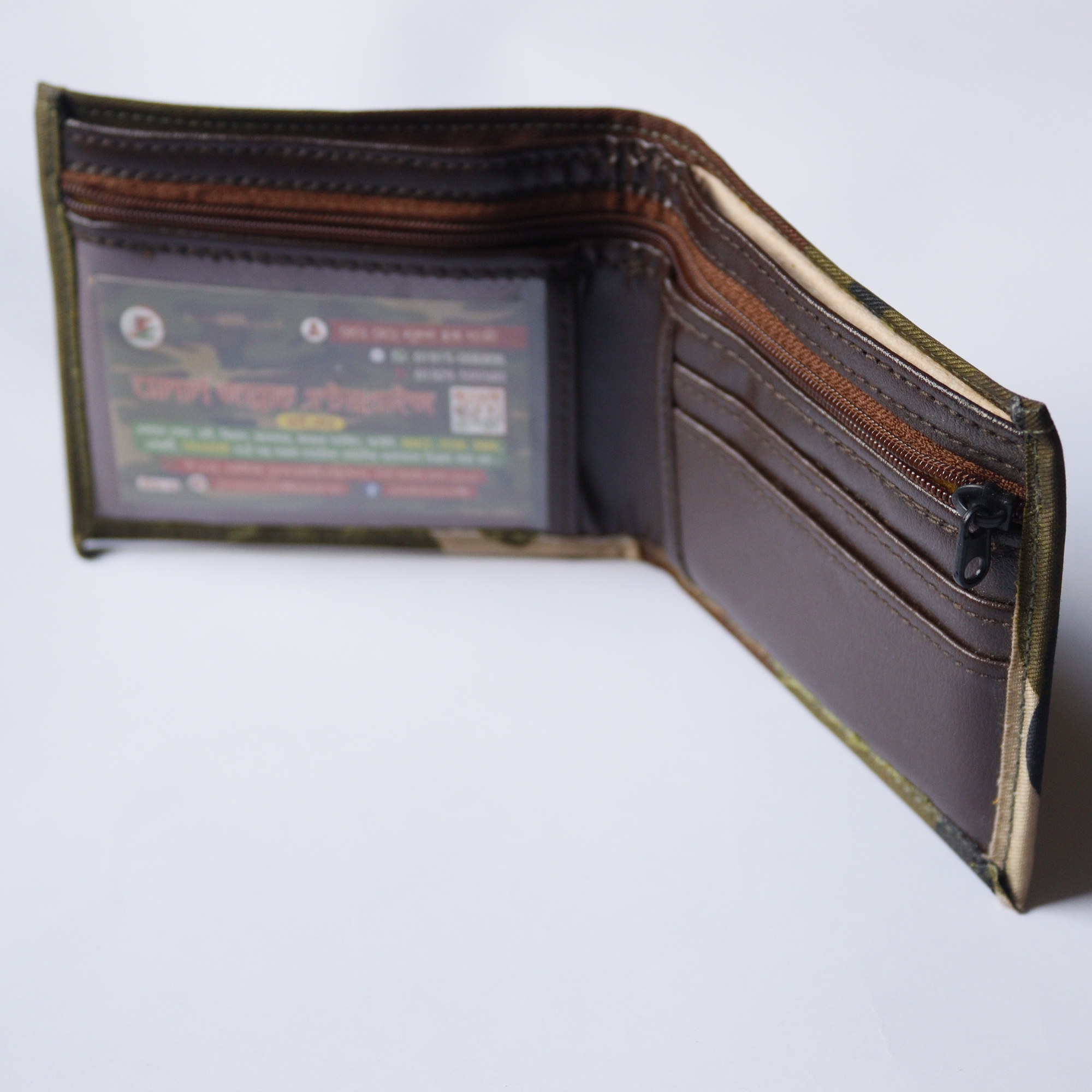 Picture of Wallet For Men - Multicolor Color Fabric Wallet - Money Bag  For Men - Canvas Wallet for Men