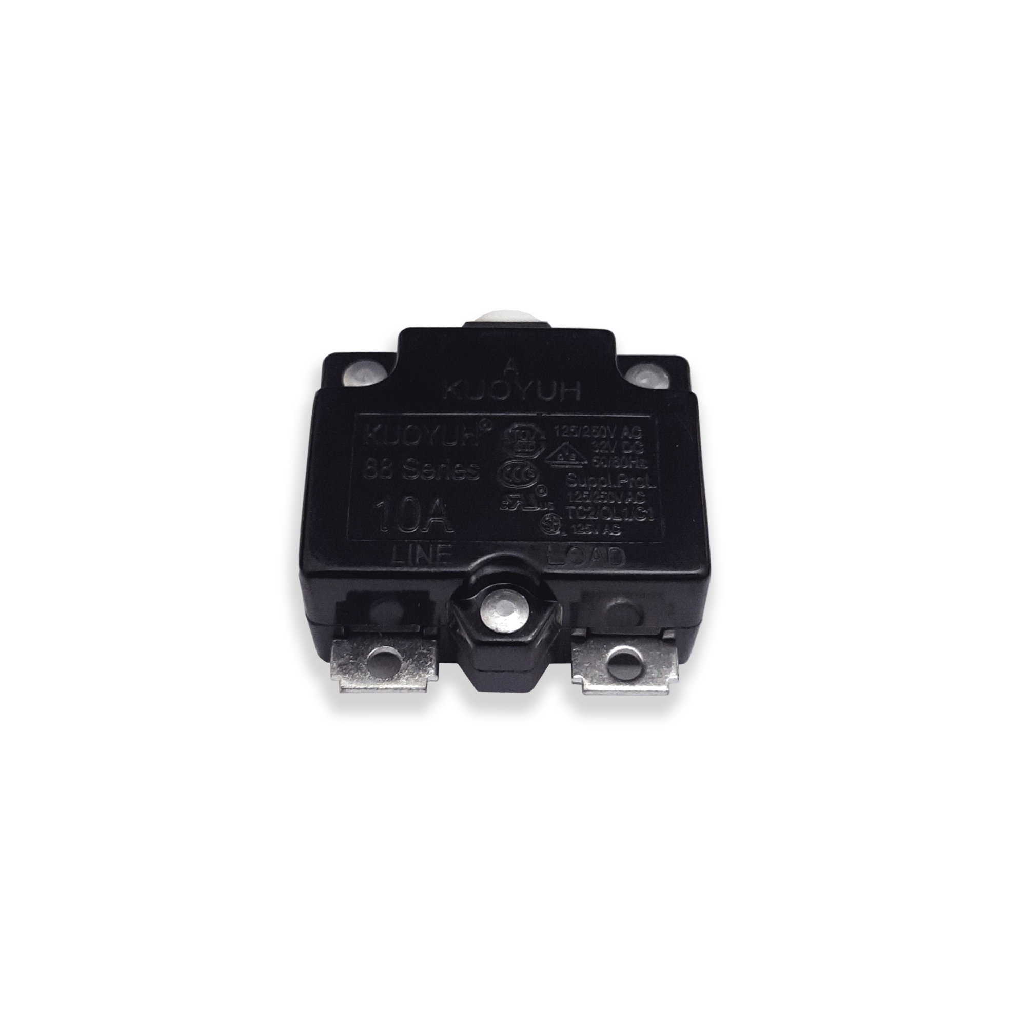 Picture of Push To Reset Circuit Breaker Universal Push To On Fuse Circuit Breaker - Remote Control Switch (10A Breaker)