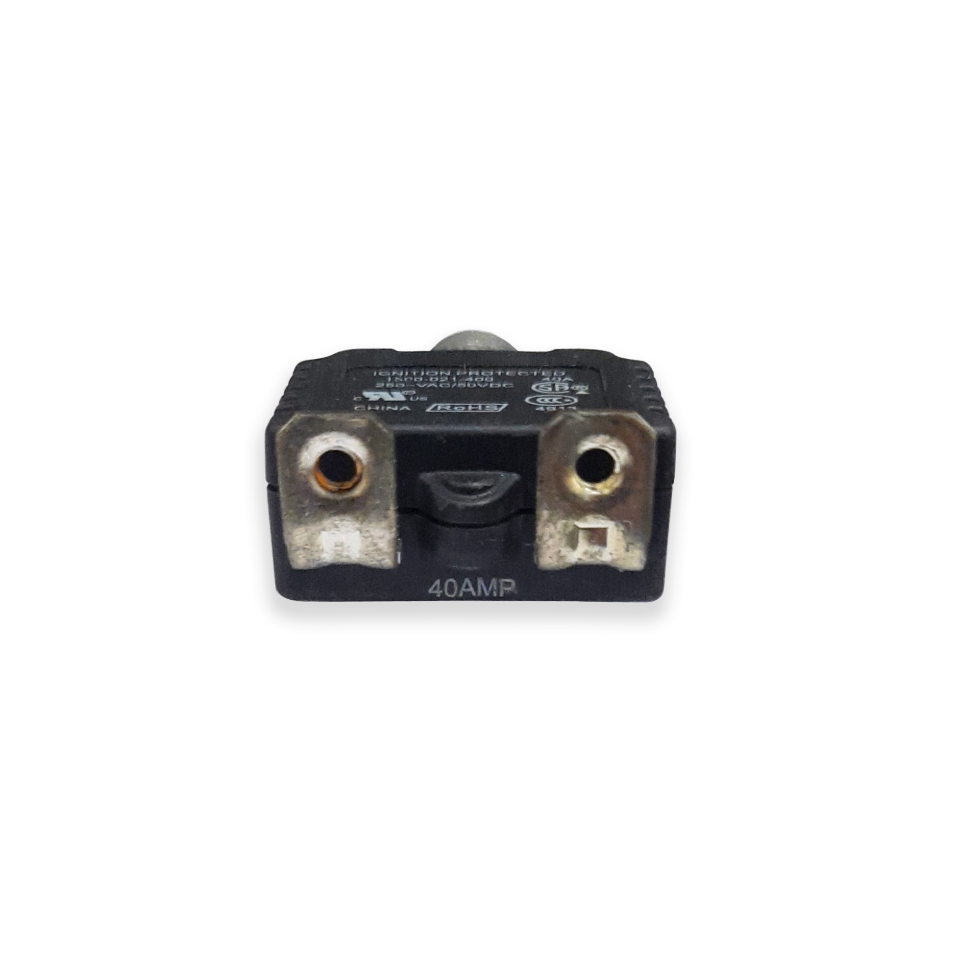 Picture of Push To Reset Circuit Breaker Universal Push To On Fuse Circuit Breaker - Remote Control Switch (40A Breaker)