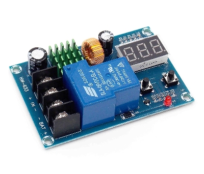 Picture of XH-M604 18650 Lithium Battery Charging Control Board DC 6-60V Li-ion Lead Acid Battery Charge Protection 12V Digital Voltmeter (Multicolor)