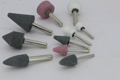Picture of Mounted Stone Rotary Grinding Wheels 10 Pcs Set Shank Abrasive Aluminum oxide PVC Packing Ceramic Grinding Stone Bit (10 Pcs) (Multicolor)