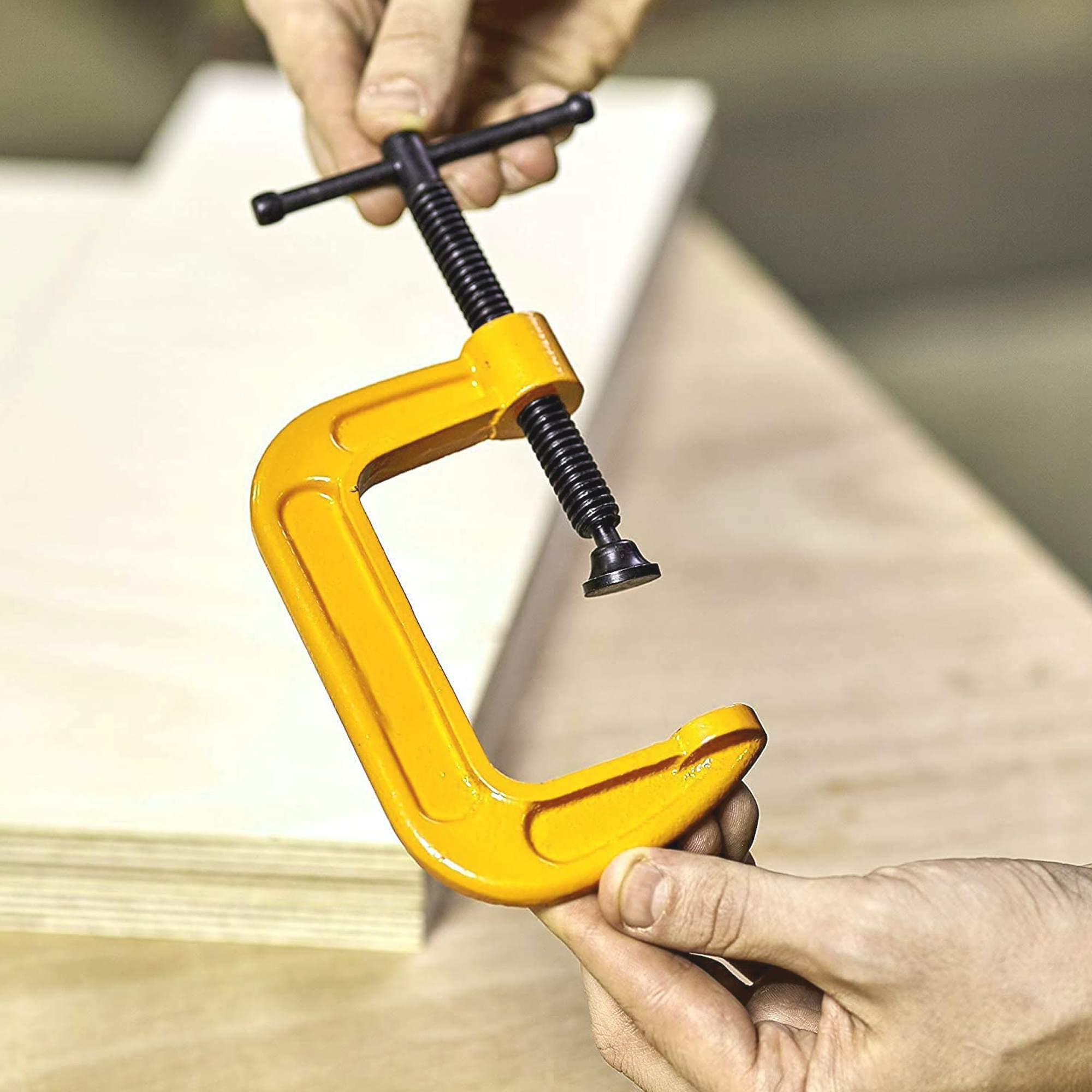 Picture of 3 Inch Heavy Duty C Clamp or G Clamp for DIY Work (Multicolor)