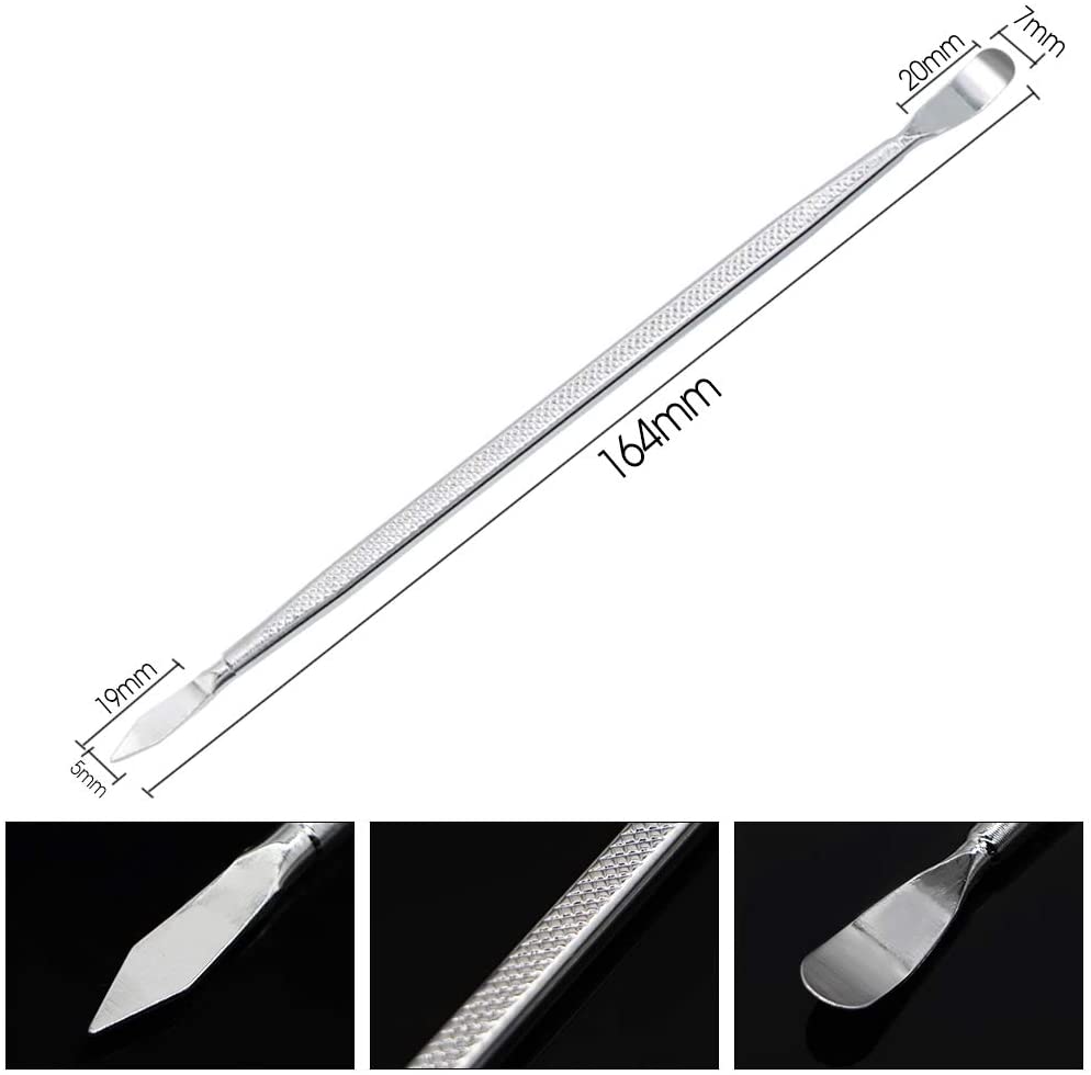 Picture of 3 Pcs Universal Spudger Prying Opening Tool LCD LED OLED TV Computer Laptop Monitor Phone Display Screen Opening Repair Hand Tools (Silver)
