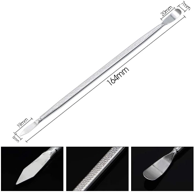Picture of 3 Pcs Universal Spudger Prying Opening Tool LCD LED OLED TV Computer Laptop Monitor Phone Display Screen Opening Repair Hand Tools (Silver)