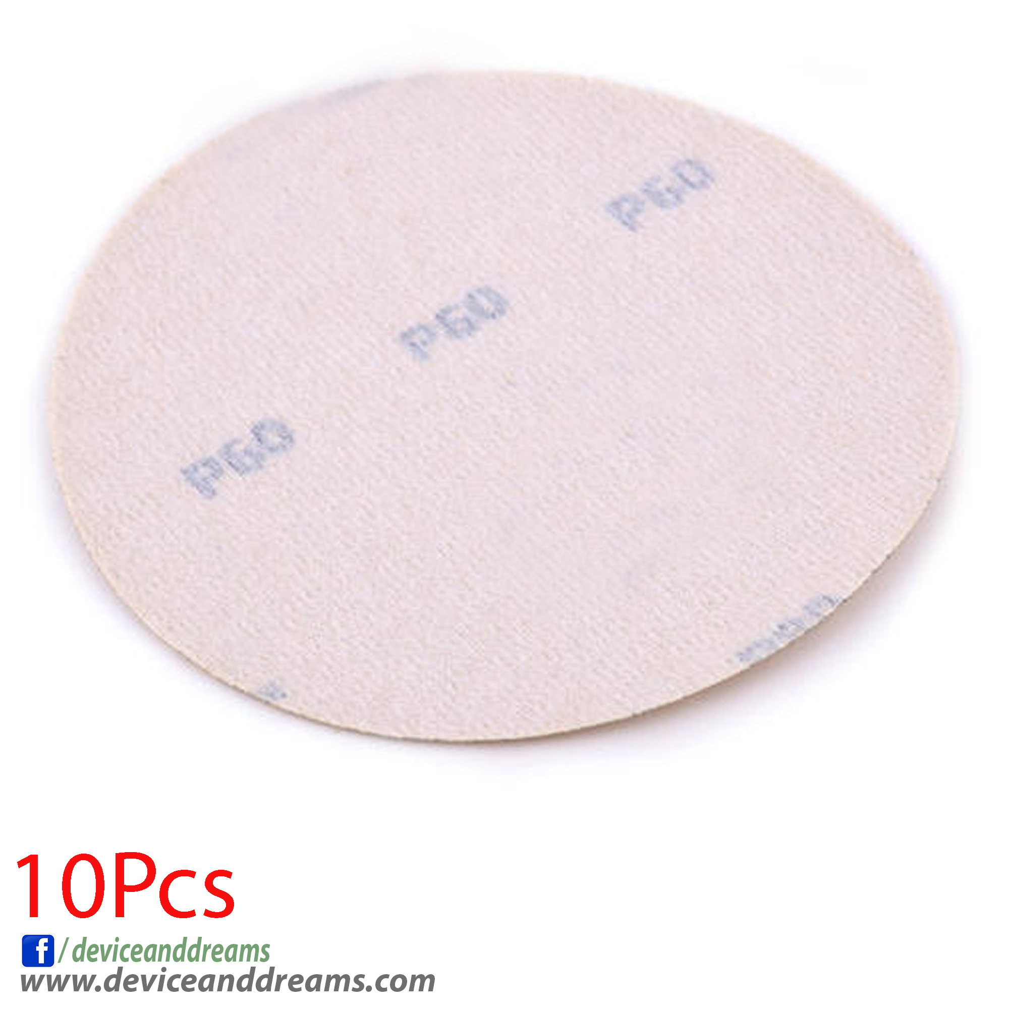 Picture of 4 inch Velcro Sand Disc Velcro Fastgrip Abrasive Paper Sanding discs for Wood, Plastic, Resin, Paint and Metal (10 Pieces) (Multicolor)