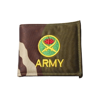 Picture of Colour Multicolor Color Fabric Wallet - Money Bag  For Men - Cotton Canvas Wallet for Men