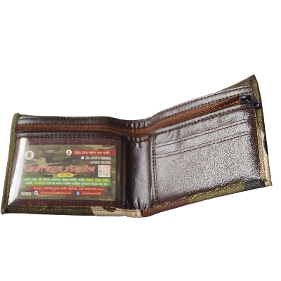 Picture of Colour Multicolor Color Fabric Wallet - Money Bag  For Men - Cotton Canvas Wallet for Men